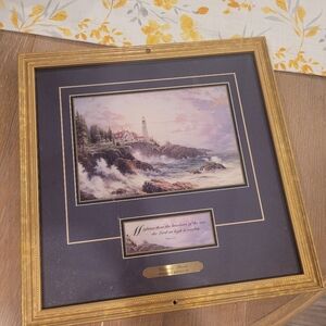 Thomas Kinkade framed accent print